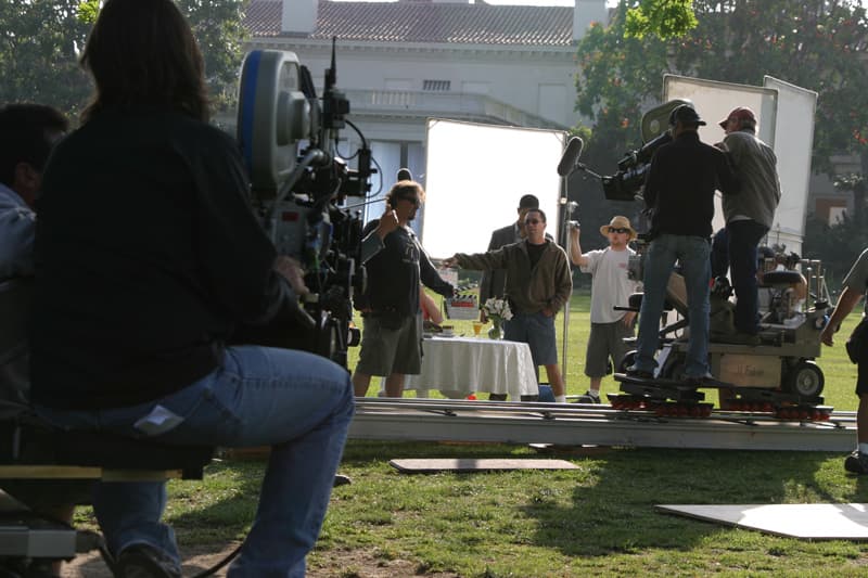 Location shot of an episode of "CSI: Miami" in 2008
