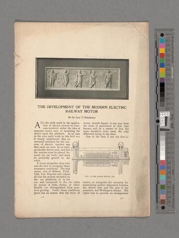 Pamphlets relating to the electrification of railways