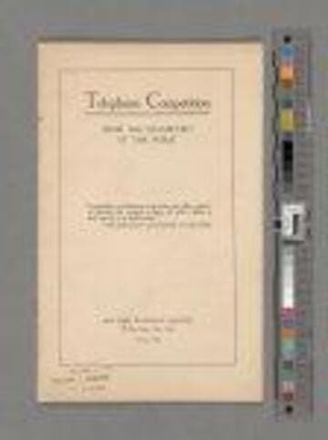 Published articles, off prints, and circuit diagrams relating to telephony