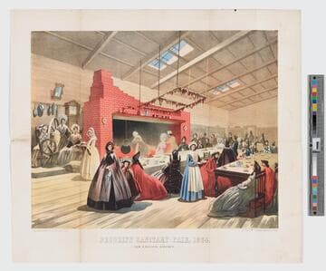 Brooklyn sanitary fair, 1864. New England kitchen