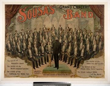 Sousa's grand concert band : Sousa's band at Manhattan Beach