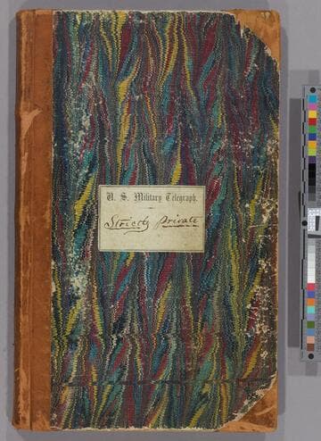 U. S. Military Telegraph. Strictly private