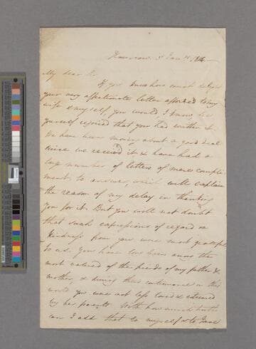Sir James Stephen. Letter to Zachary Macaulay