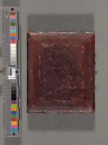 Adolescent girl wearing a large cross on a necklace [Prentice-Stoddard-Saunders families?]