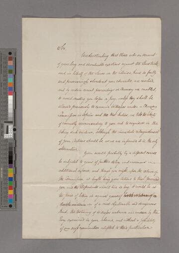 Circular regarding slanderous remarks made against Zachary Macaulay