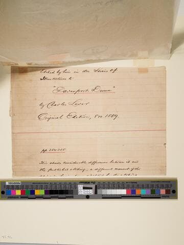 Design for Davenport Dunn by Charles Lever