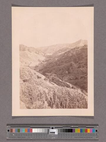 View South, from the San Fernando Tunnel, S.P.R.R., Cal
