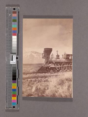 Scene near Deeth, Mount Halleck in distance