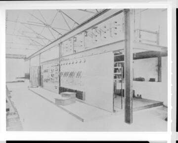 The interior of Santa Ana River #1 Hydro Plant