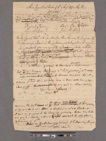 Council at Easton Treaty minutes