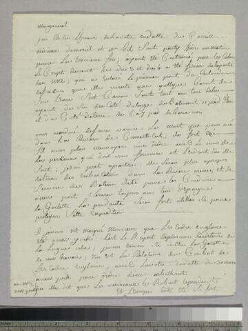 Letter : New London (Conn.), to Charles-René-Dominique Sochet Destouches, 1781 April 9