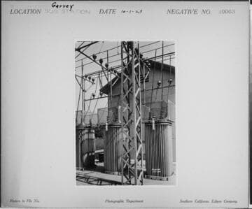 Garvey Substation - Rear view close