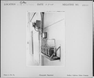 Colton Substation - Interior