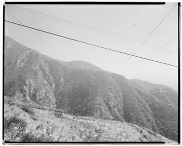 Eagle-Bell Transmission Line - Forest Fire above Altadena
