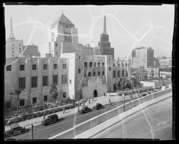 B1.25 - Engstrum Apt./Hotel - View looking southwest from Engstrum Hotel Apartments roof
