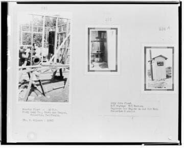 P4 - Pumping Plants - page 29 of Laws Book. three copy prints of Pumping Plant customers