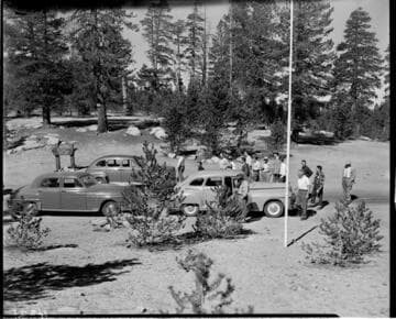 Big Creek tour group at the Kaiser Pass summit