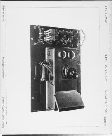 E1.1 - Electric Equipment misc. - Standard Highline Telephone Panel