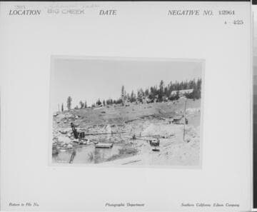 Big Creek, Shaver Lake Dam