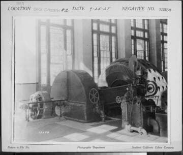 Big Creek Powerhouse #2 - Powerhouse #2 interior