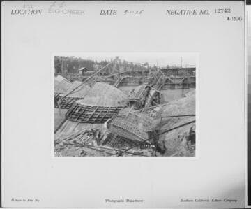 Big Creek, Florence Lake Dam