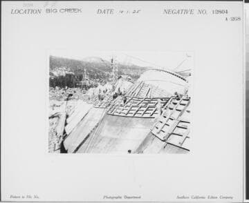 Big Creek, Florence Lake Dam