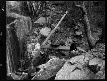 Big Creek - Mammoth Pool - Gore hole drilling along power tunnel line