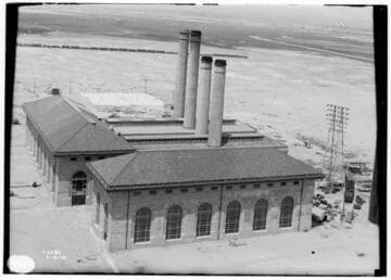 Long Beach Steam Station, Plant #1 - Bird's