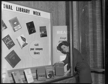 General Office display window