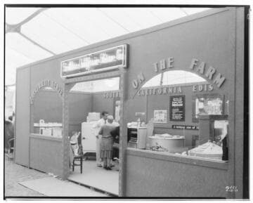 Edison Company booth at the Ventura County Fair