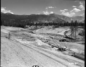Big Creek, Vermilion Dam - Inlet structure area and inlet channel