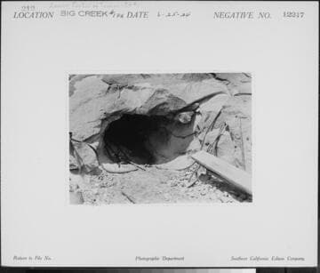 Big Creek #1 - Lower portal of Tunnel for 4th penstock