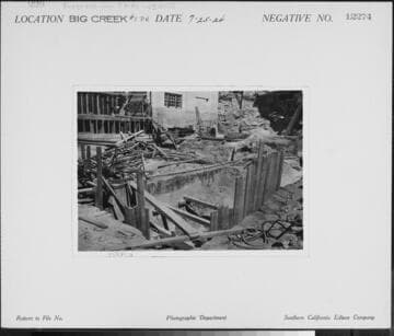 Big Creek #1 - Progress for Powerhouse #1