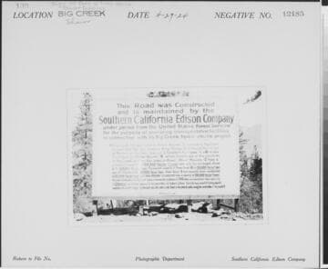 Big Creek, Shaver Lake Dam