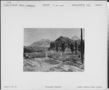 Big Creek, Florence Lake Dam