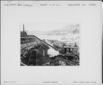 Big Creek, Florence Lake Dam