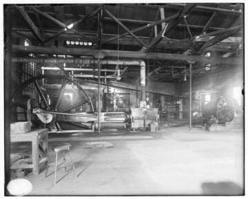 The interior of the Pasadena Steam Plant