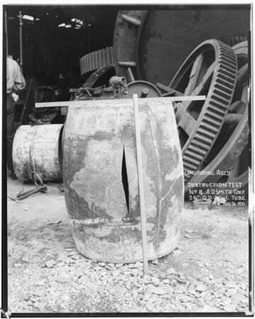 T2 Testing - Testing Equipment for Destruction Test No. 8