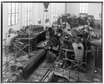 Long Beach Steam Station, Plant #3 - Turbo #11 from west end