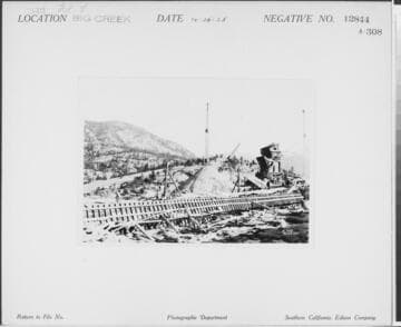 Big Creek, Florence Lake Dam