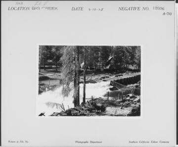 Big Creek, Florence Lake Dam