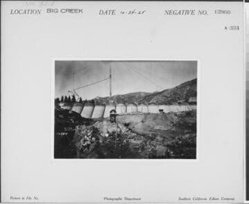 Big Creek, Florence Lake Dam