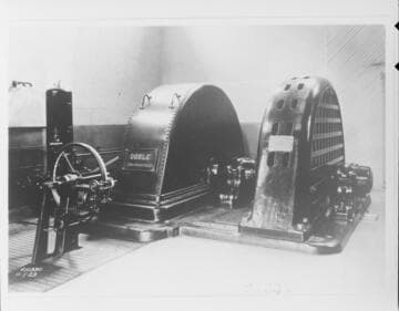 Santa Ana River #2 interior shot of Unit 2 generator