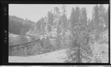 Big Creek Scenery - Sohier's investigation of future developments of Big Creek Project