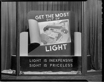 General Office display window