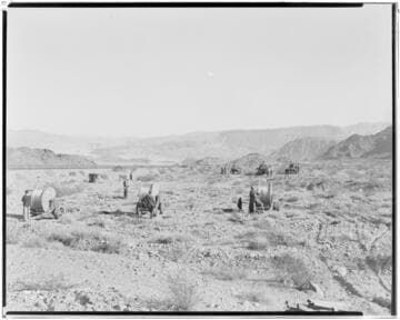 Boulder-Chino Transmission Line - Stringing Cable