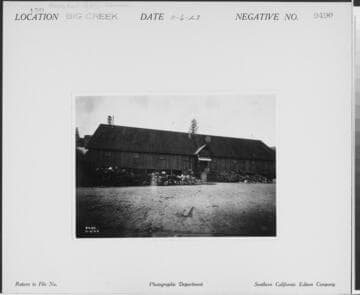 Big Creek, Florence Lake Dam - Mess Hall exterior