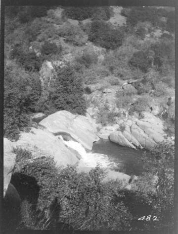 View of the river which fed into Tule Plant