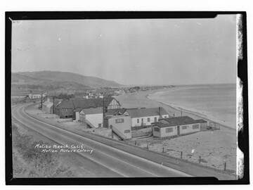 Malibu Beach, Calif. Motion Picture Colony