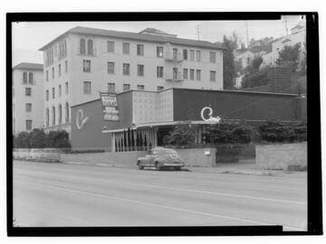 Ciro's restaurant, Hollywood